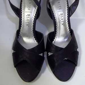 White House Black Market Womens Strappy Shoes Heels Sandals Size 7.5 M